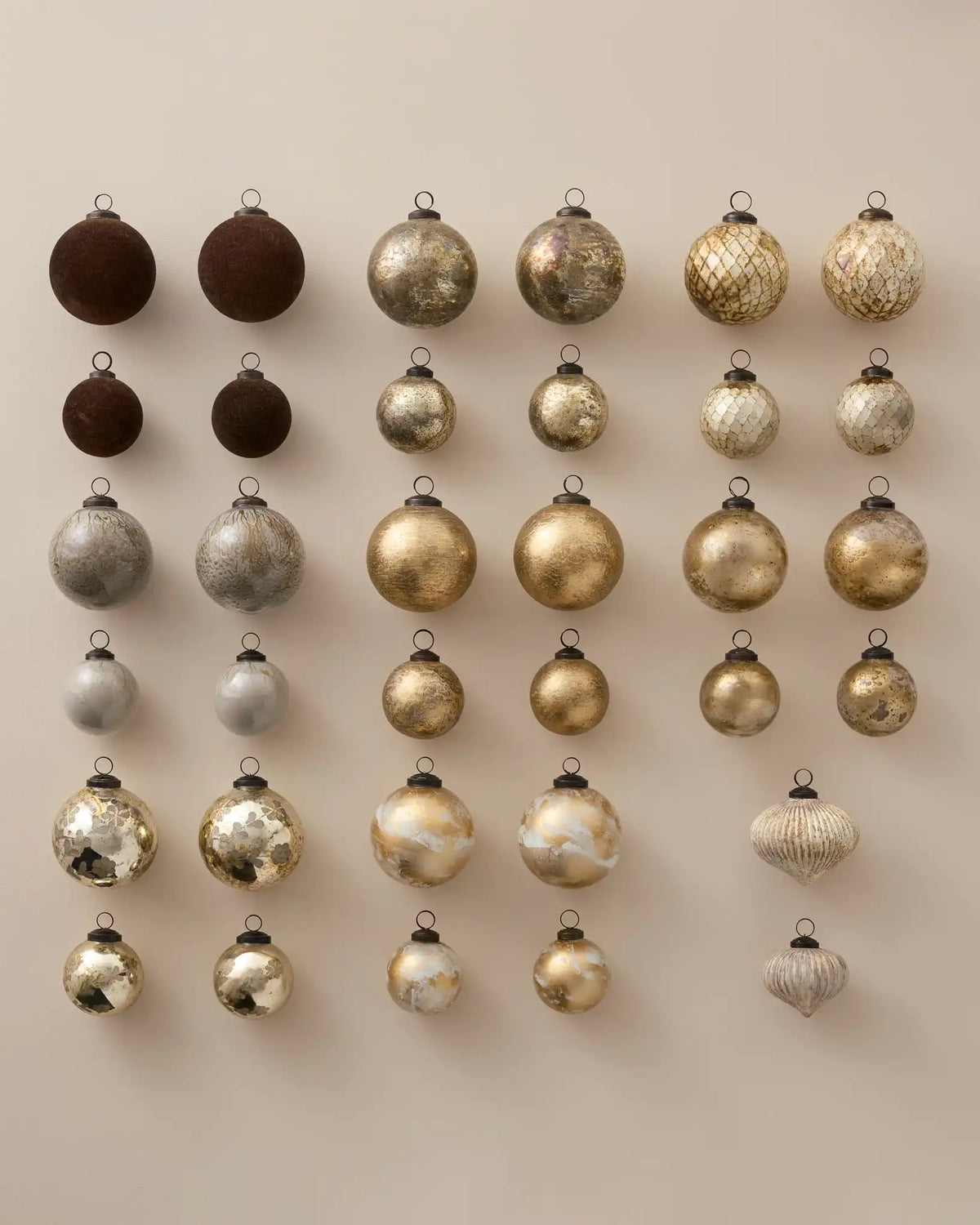 Rustic Elegance Ornament Collection