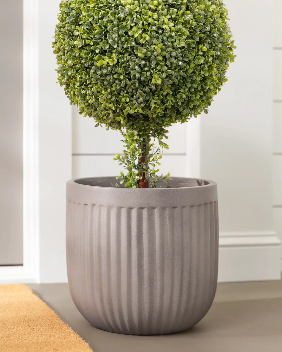 Outdoor Fluted Planters